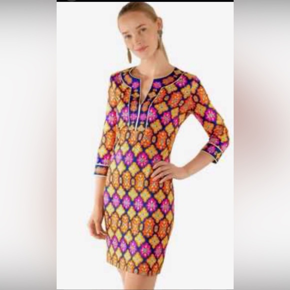 Gretchen Scott trellis print dress - Picture 3 of 13